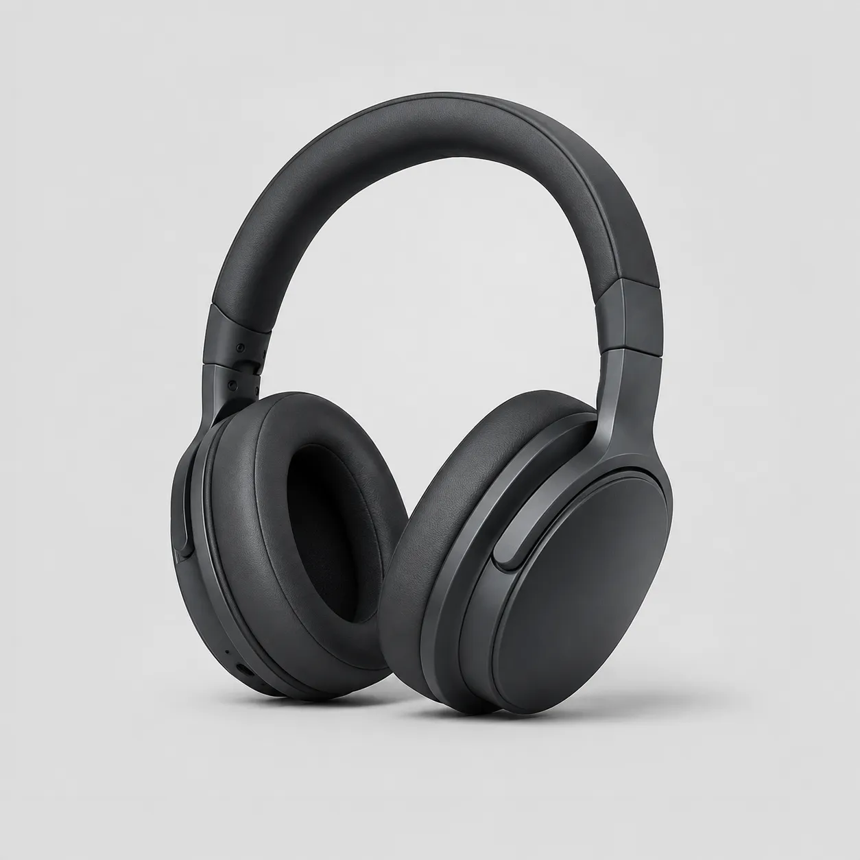 Graphite over-ear headphones